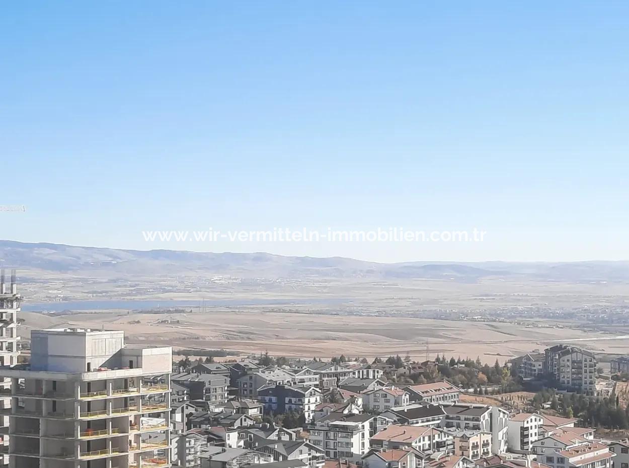 3+1 110M² 19Th Floor Boulevard View Apartment For Rent In Beytepe İncek Boulevard Loft Complex