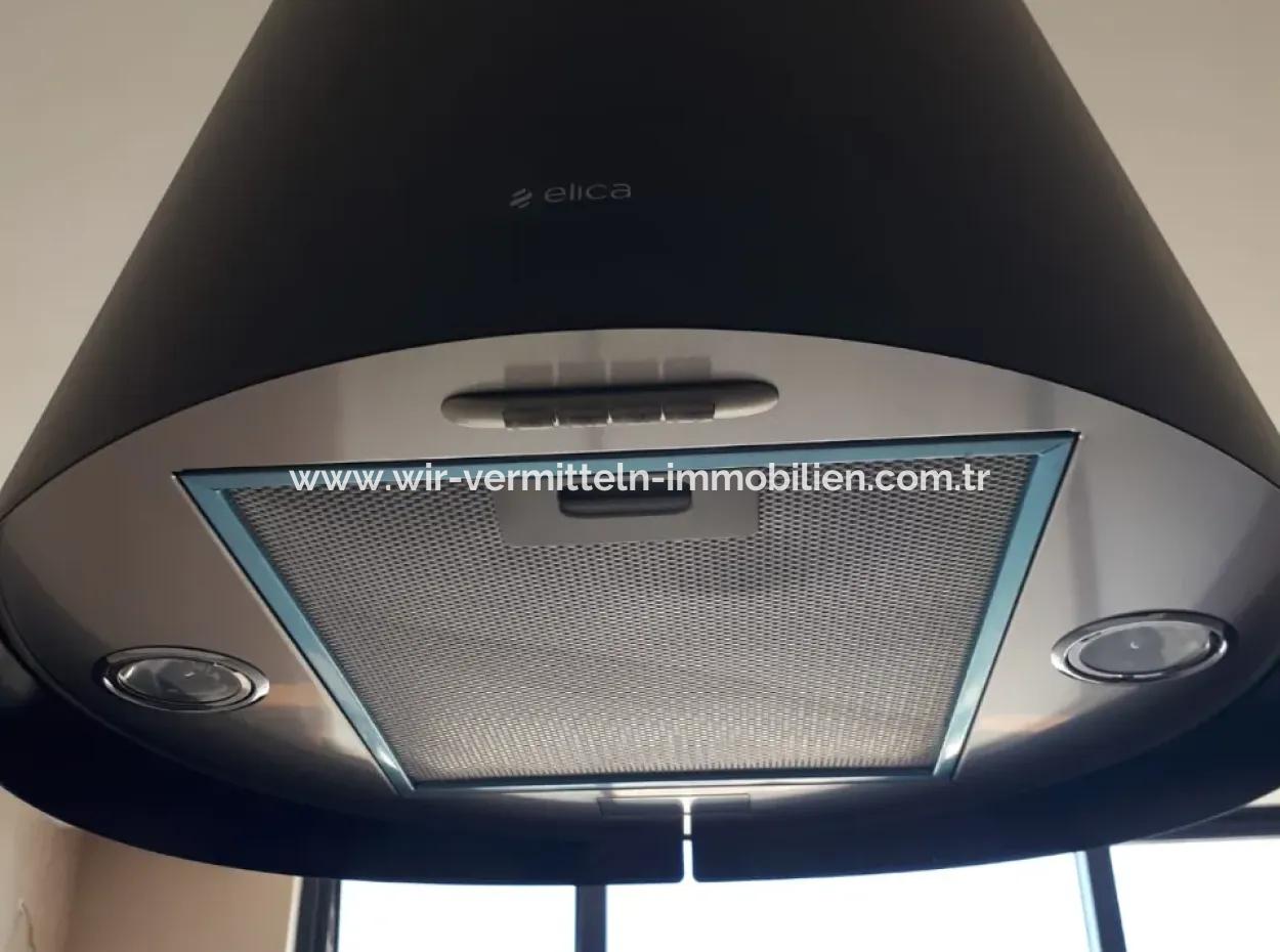 Frei Luxuriös Möbliert İncek Prestige Wohnung Im 18. Stock Zu Vermieten 1+1 62 M²