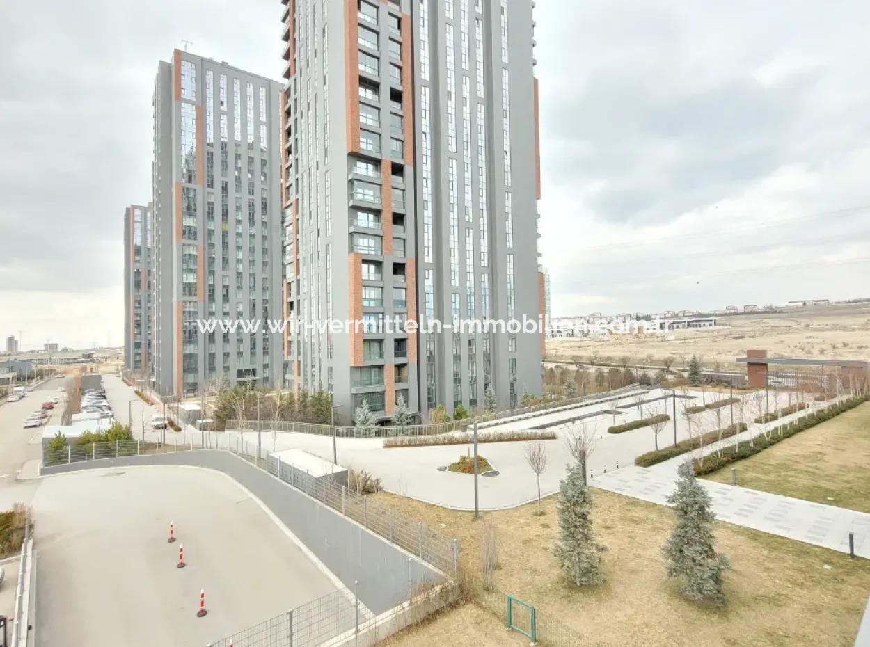 4+1 20 Th Floor Tenantless Apartment For Sale In Beytepe İncek Bulvar Loft Complex