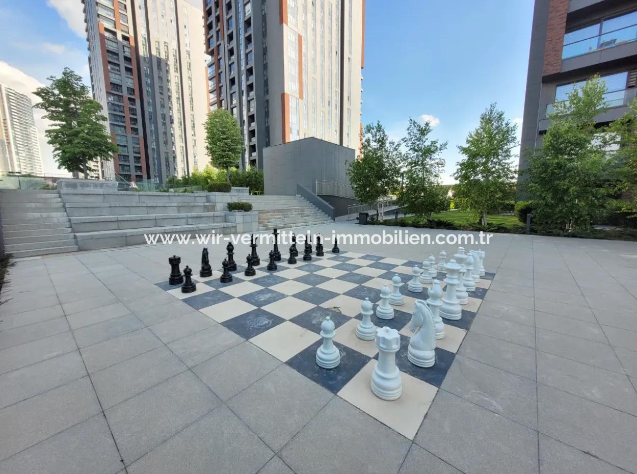 3+1 130 M² 1St Floor Park View South Front Apartment For Sale In Beytepe İncek Bulvar Loft Complex