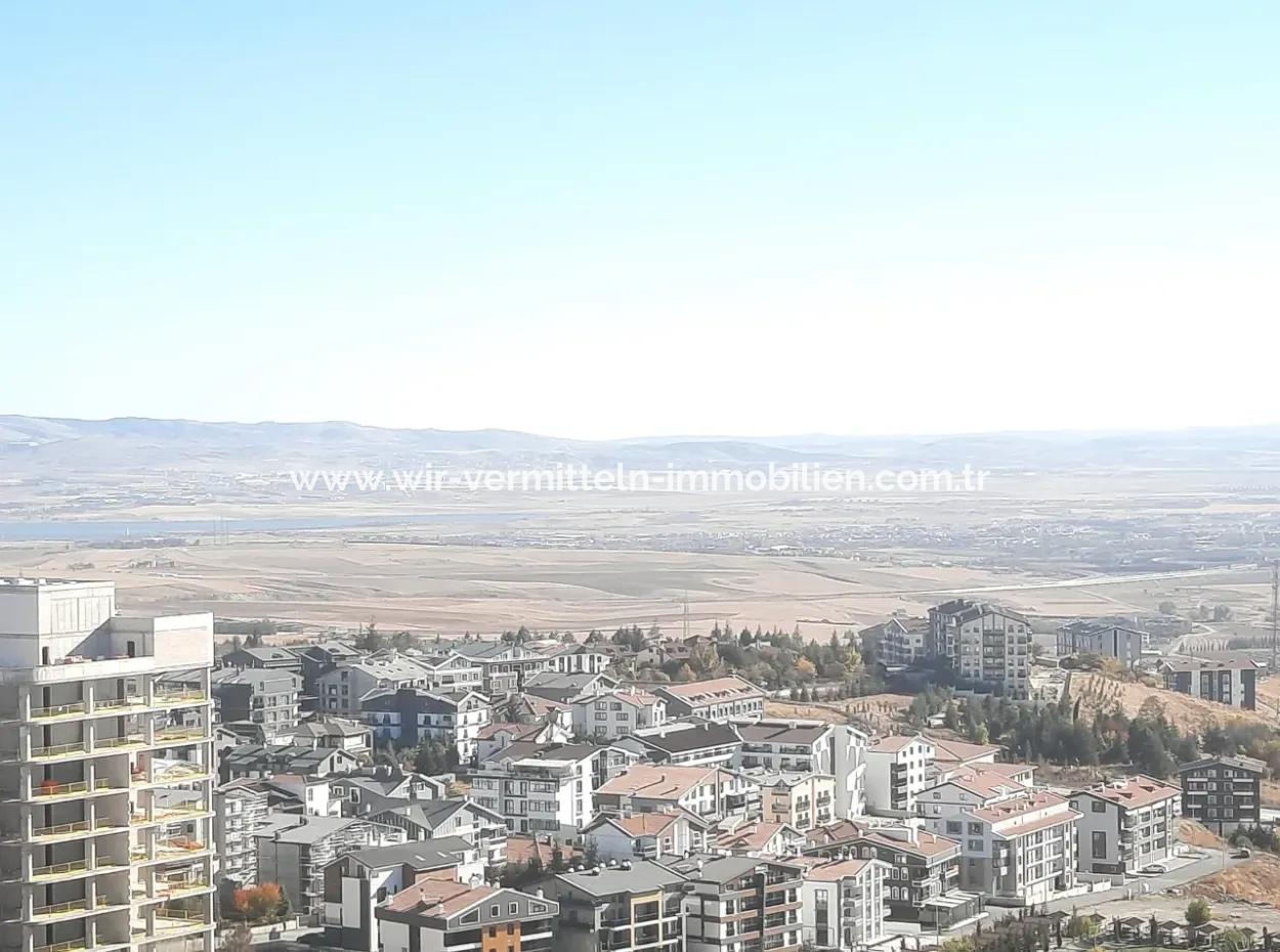 3+1 110M² 19Th Floor Boulevard View Apartment For Sale In Beytepe İncek Bulvar Loft Complex