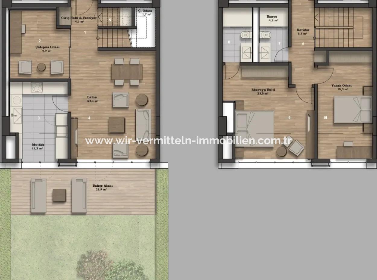 Fantastic 3+1 Garden Duplex Apartment With Luxury Amenities In Gölbaşı - Ankara -Turkey