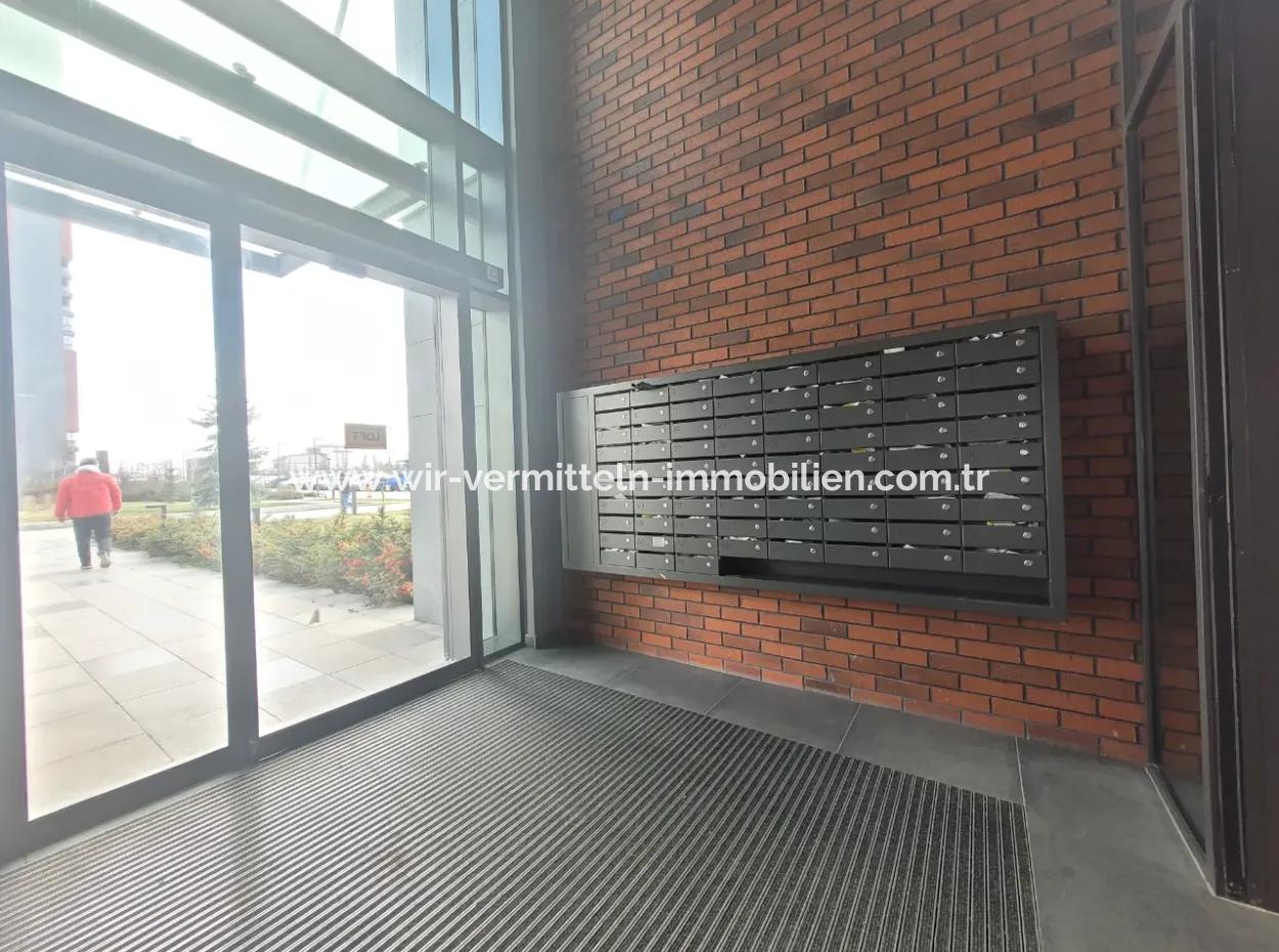 Beytepe İncek Bulvar Loft For Sale 1+1 55 M² 17Th Floor Apartment