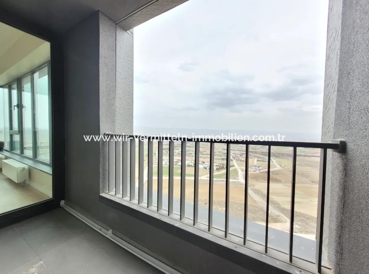 İncek Loft For Sale 2+1 85 M² 22Nd Floor Mogan Facade Apartment