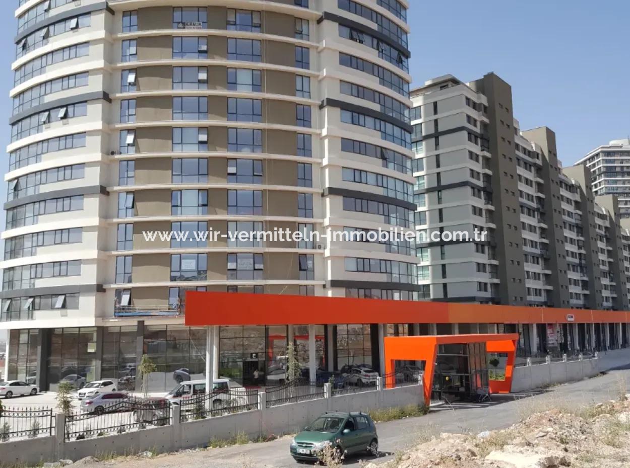 Vacant Luxury Furnished İncek Prestige  18Th Floor Apartment For Rent 1+1 62 M²