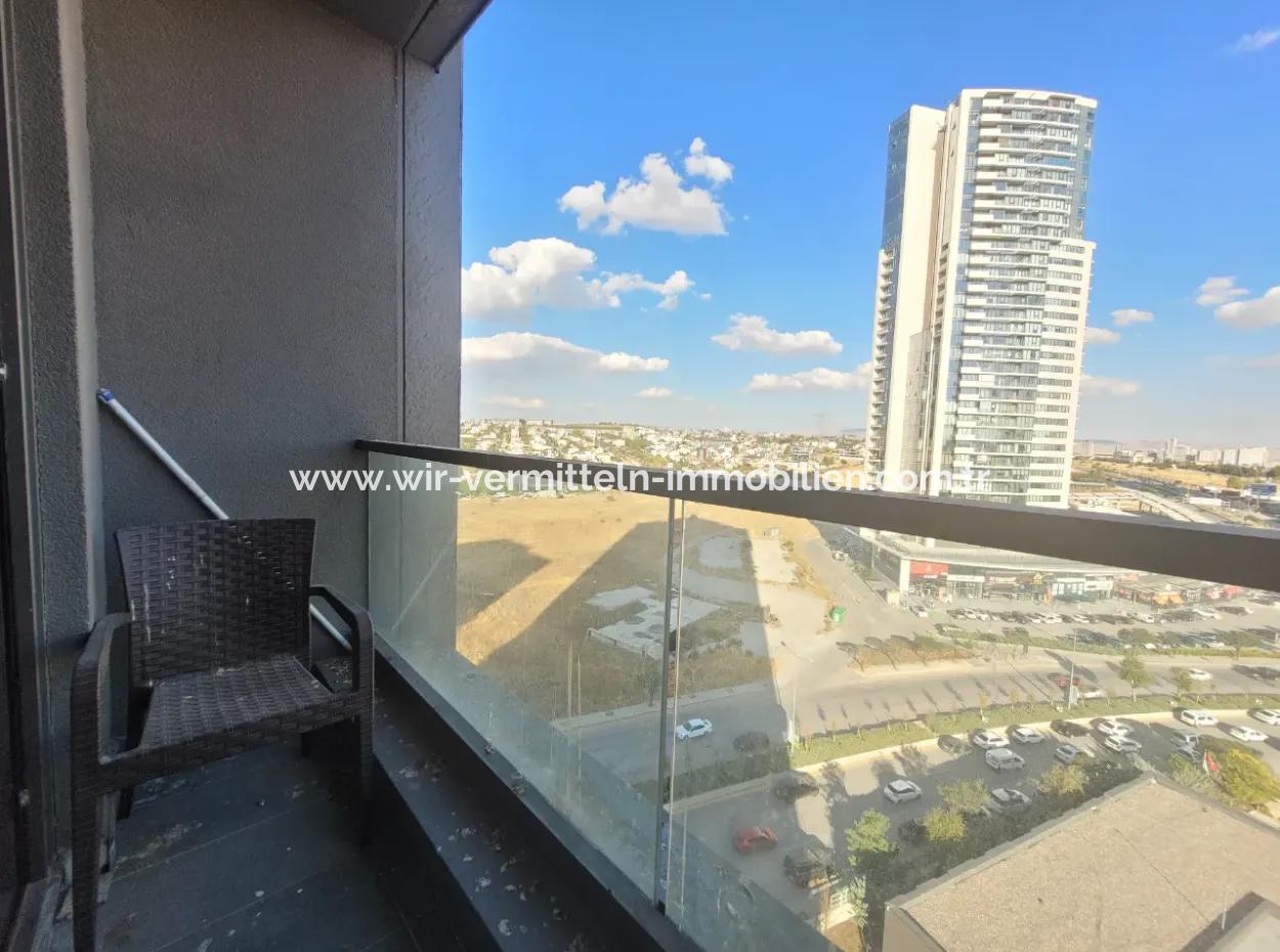 Beytepe İncek Bulvar Loft For Sale 1+1 46 M² 9Th Floor Lake View Flat