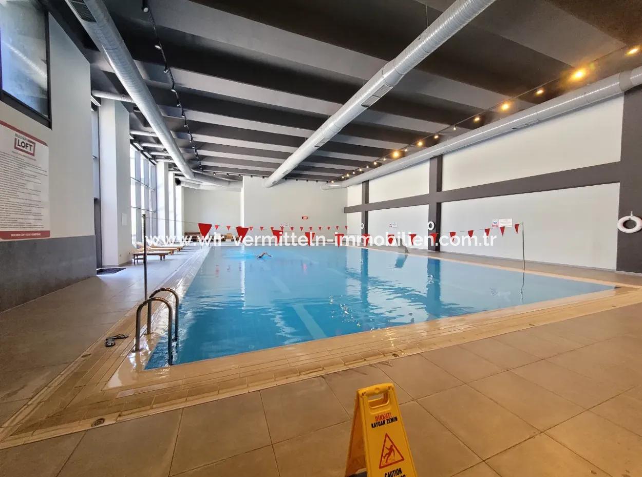 Beytepe İncek Bulvar Loft For Sale 1+1 46 M² 9Th Floor Lake View Flat