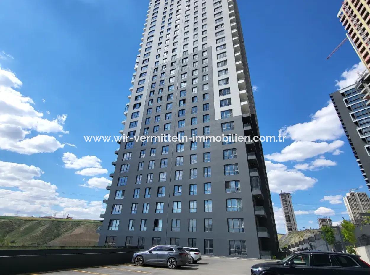 Taşpinar Mah. Faras Panora Luxury Built Flat For Sale 4,5+1 7Th Floor Apartment Gölbaşi Ankara