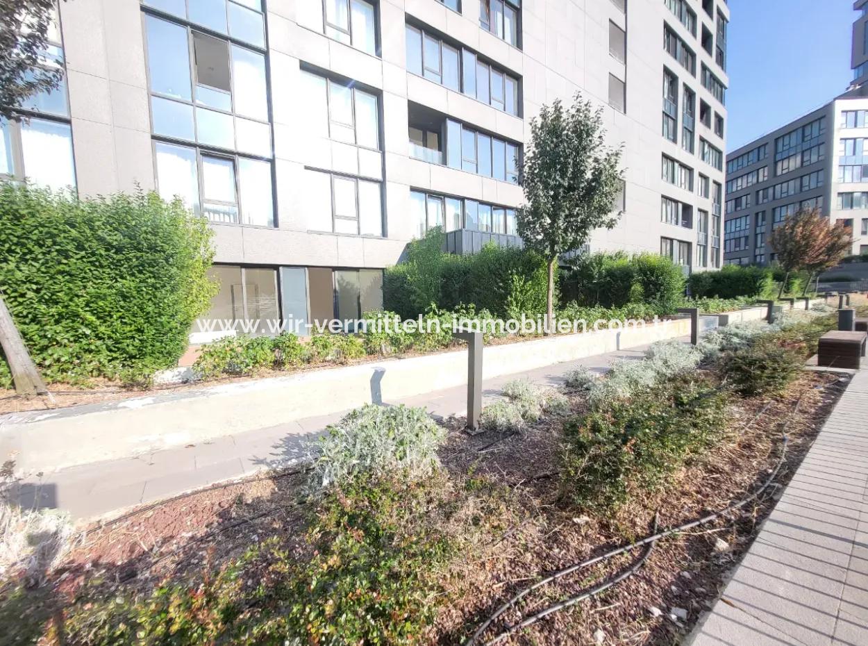 İncek Loft Suitable For Credit For Sale 2,5+1 Ground Floor Flat With Landscape View 2 Gardens