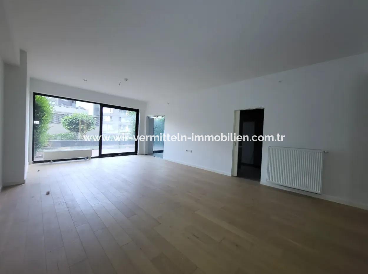 İncek Loft Suitable For Credit For Sale 2,5+1 Ground Floor Flat With Landscape View 2 Gardens