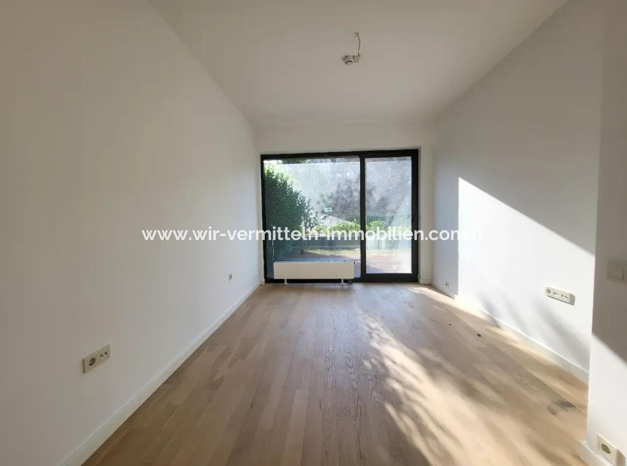 İncek Loft Suitable For Credit For Sale 2,5+1 Ground Floor Flat With Landscape View 2 Gardens