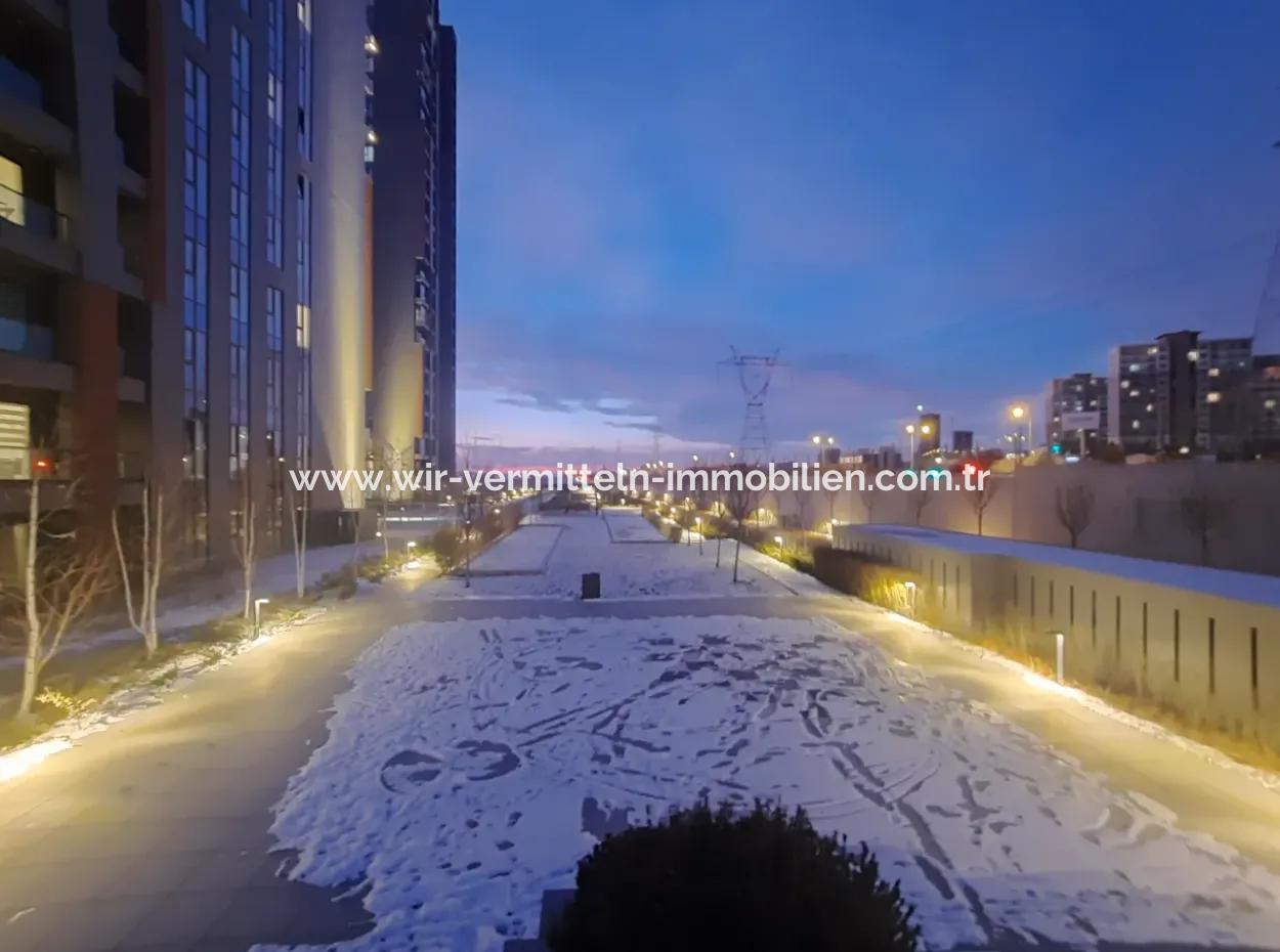 3+1 130 M² 17Rd Floor South Facing Apartment For Sale In Beytepe İncek Bulvar Loft Complex