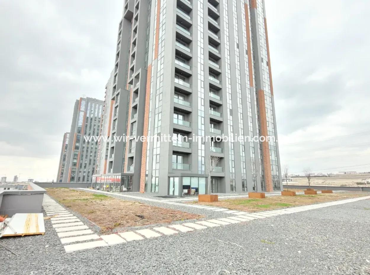 1+1 46 M² 21Nd Floor Çayyolu View Apartment For Sale In Beytepe İncek Bulvar Loft Complex