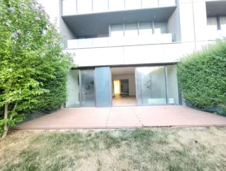 İncek Loft Suitable For Credit For Sale 2,5+1 Ground Floor Flat With Landscape View 2 Gardens