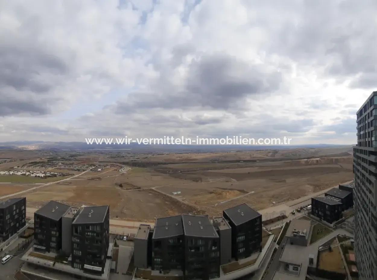 İncek Loft Kiralık  3,5+1  Göl Manzaralı