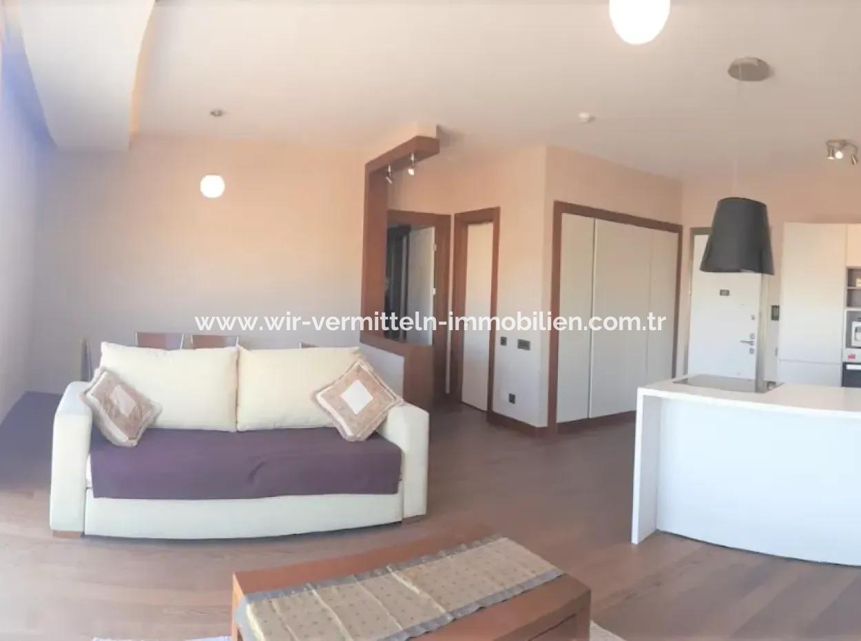 Lüks Eşyalı  İncek Prestij Satılık  1+1 62 M² 15.Kat Daire