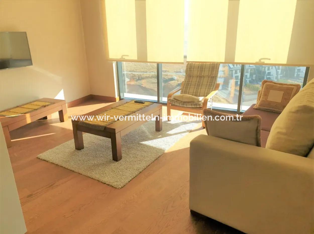 Lüks Eşyalı  İncek Prestij Satılık  1+1 62 M² 15.Kat Daire