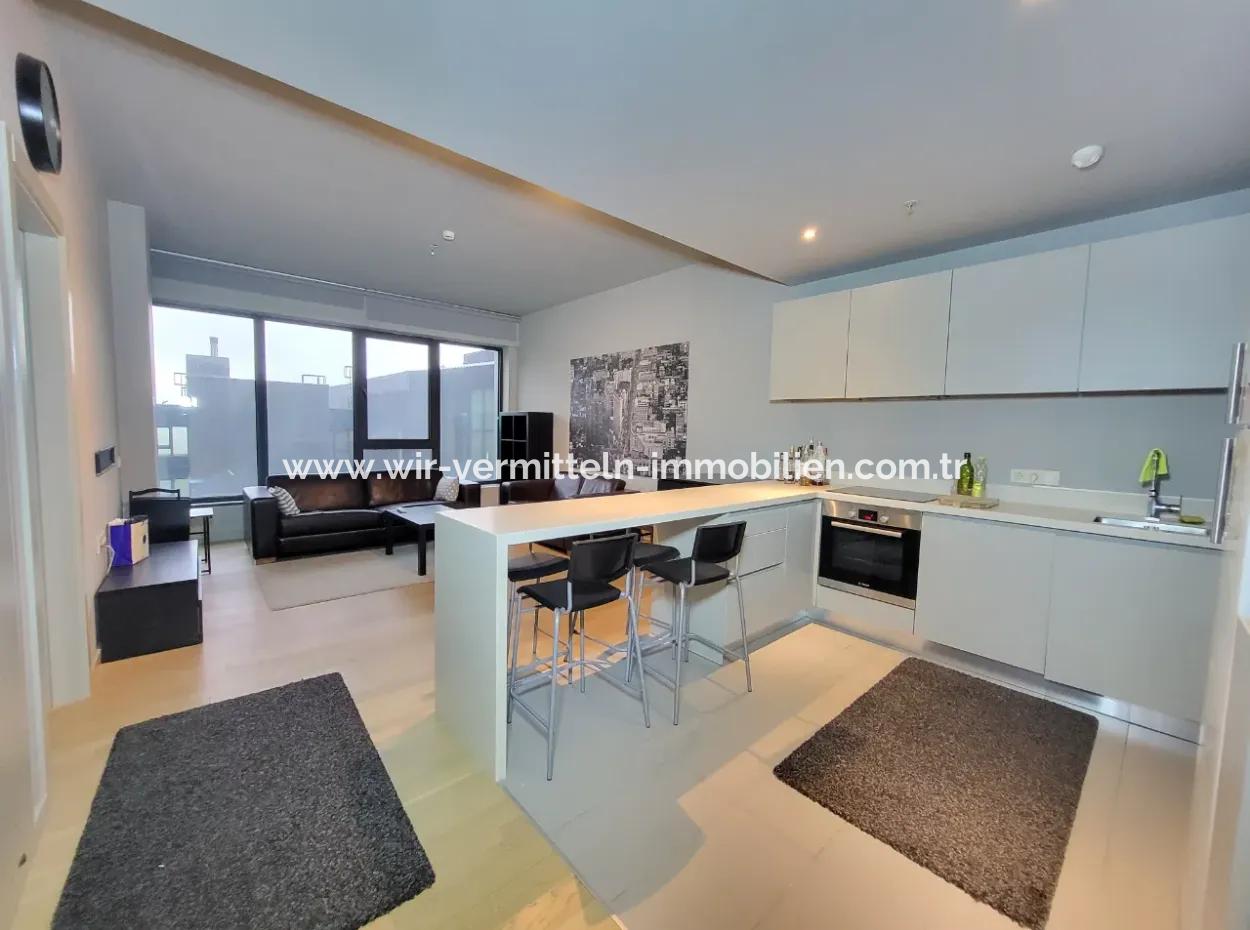Eşyalı İncek Loft Kiralık  1+1 Şehir Manzaralı 2.Kat Daire