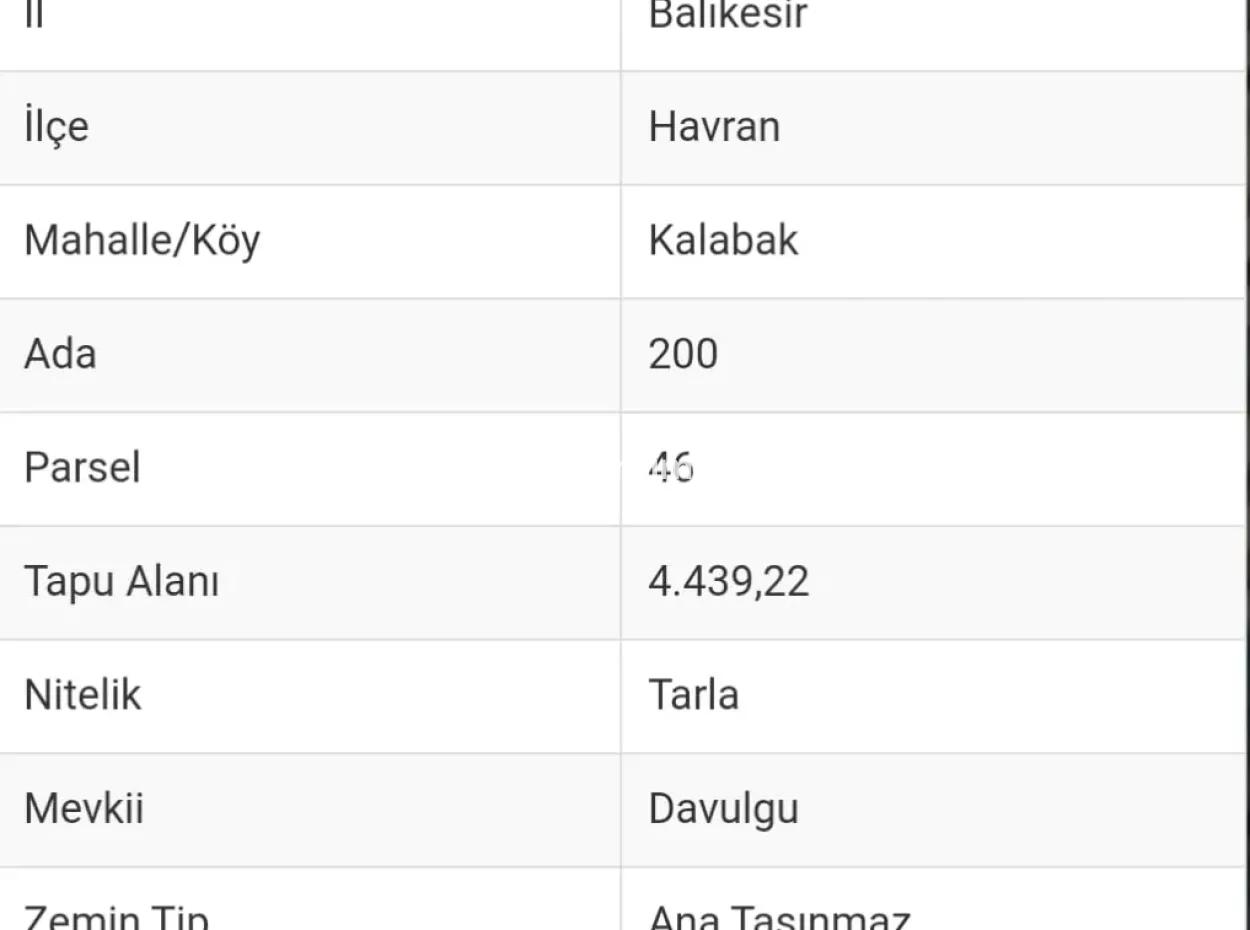 Kaz Dağları 9068 M2 Tarla Ekoturizm Alanı 