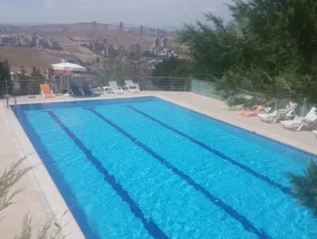 Ankara Çayyolu Alacaatlı Mh Rüyakent Sitesi Havuzlu Satılık Çatı Dubleks  Daire 250 M² 7+1